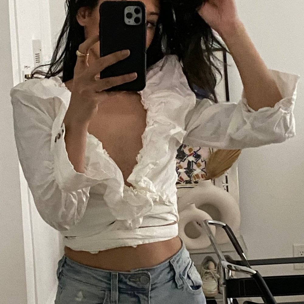 MAJORELLE Ana Ruffled Top - Picture 2 of 4